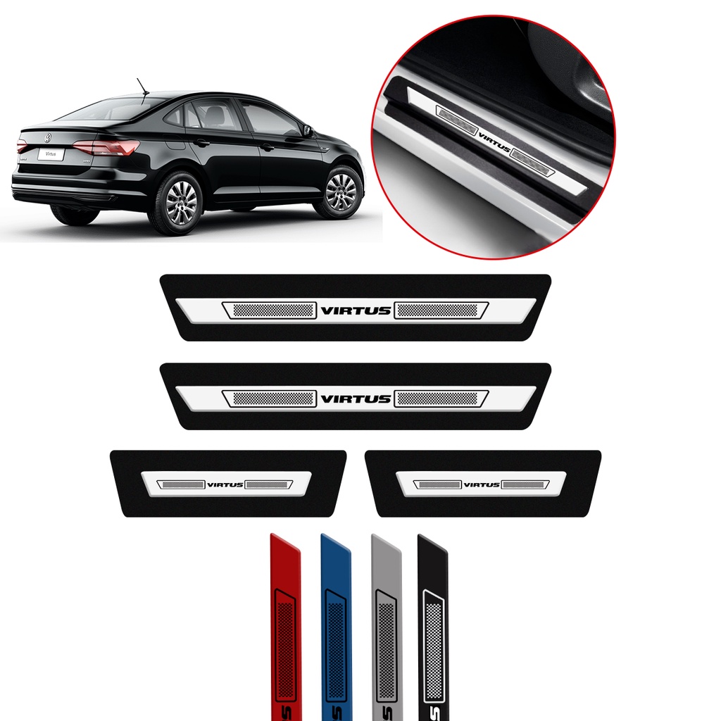Soleira de Porta na Cor do Carro para Volkswagen Virtus