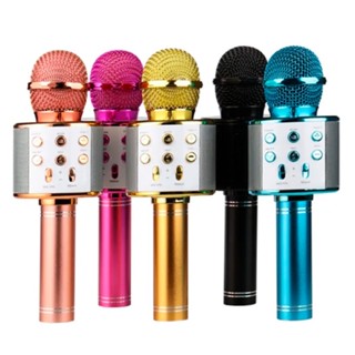 Microfone Karaokê Bluetooth Efeito Voz Modo Gravação Função Selfie