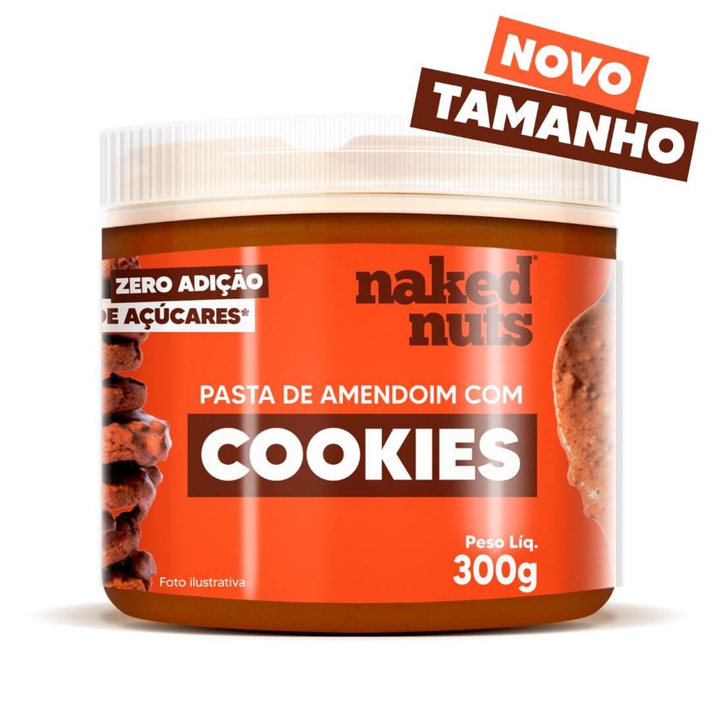 Pasta de Amendoim com Cookies (300g) - Food & Beverages