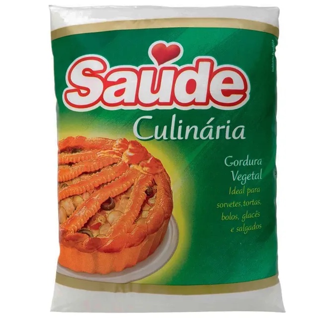 GORDURA VEGETAL SAUDE Bolos Salgados tortas 500G em Oferta na Shopee