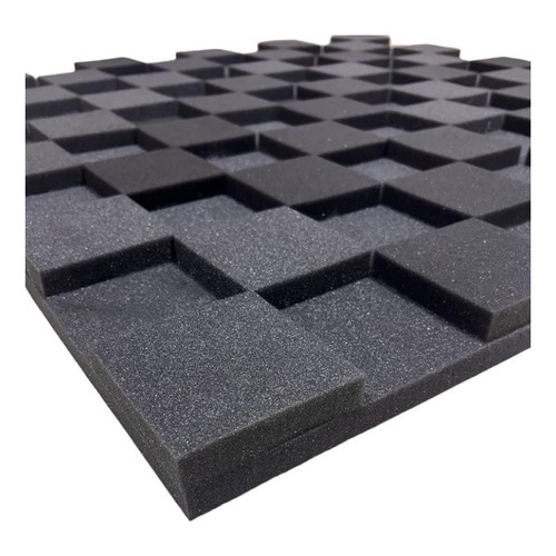 Espuma Acústica Difusor Tabuleiro 30mm - 02 Placas