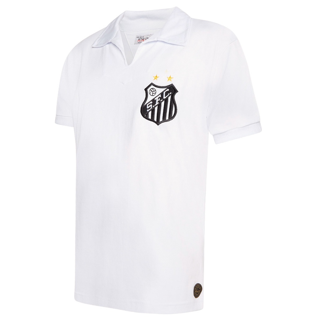 Camisa Santos Retrô 1962 Número 7 Costas Masculina Oficial