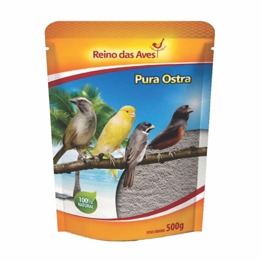 Pura Ostra Gold Mix 500g - Reino Das Aves em Oferta na Shopee