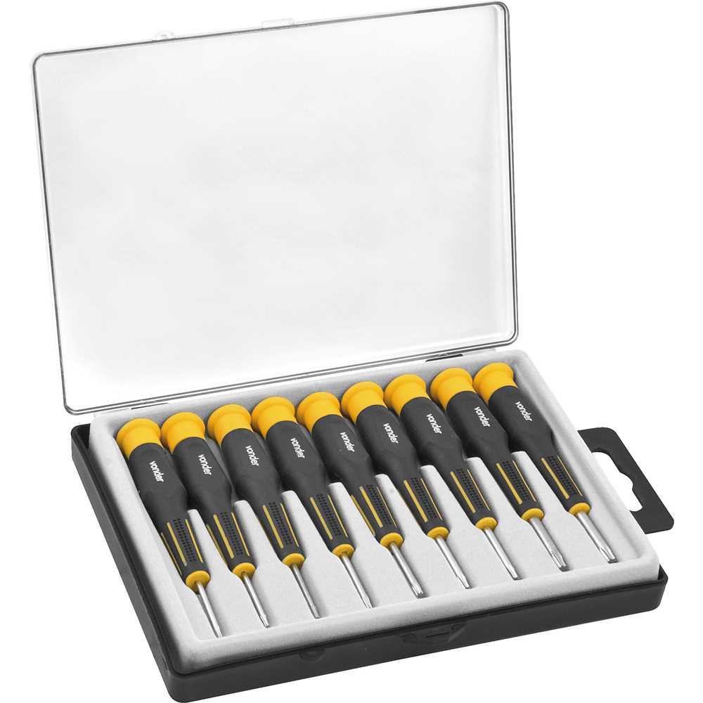 Jogo De Chave Torx Hexalobular De Precisão Com 9 Peças Vonder