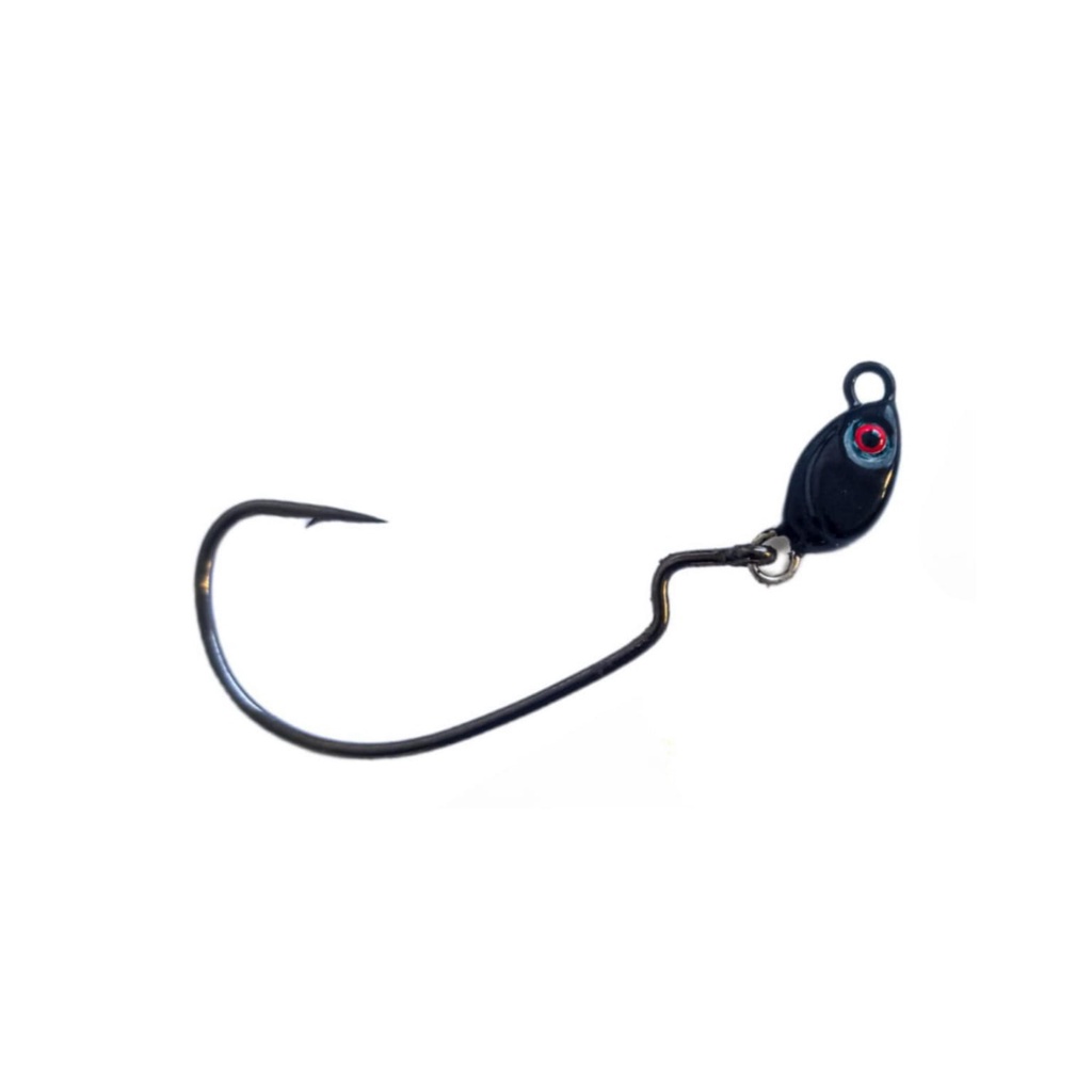 CRAZY HEAD OFF7 - ANZOL OFF SET ARTICULADO - BLACK - 2 UNIDADES