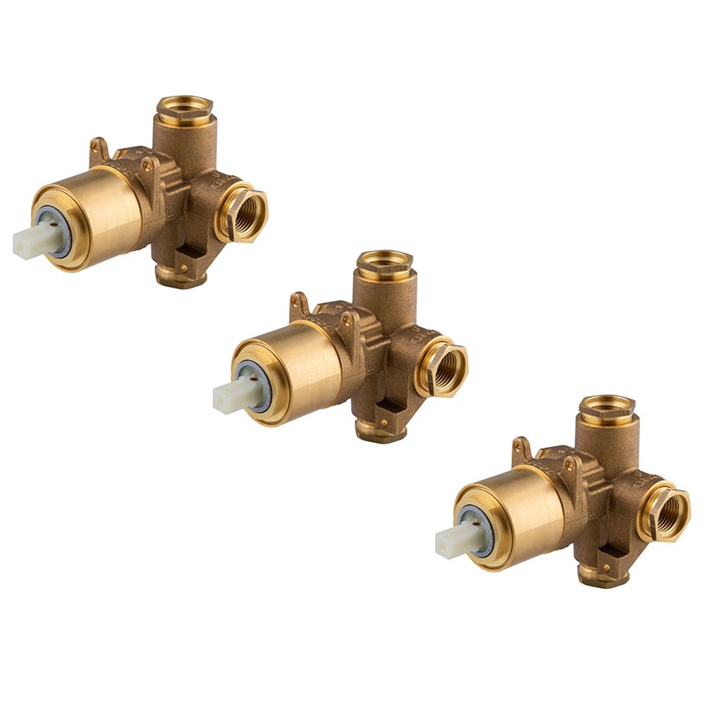 Kit Misturador Base Monocomando Banheira/Chuveiro Alta Pressão 1/2 e 3/4 Docol Com 3 Peças