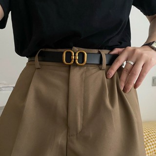 Moda Pu Cinto De Couro Para Mulher Designer Fivela De Metal Cintura Calça Jeans Feminina Vestir Decorativa