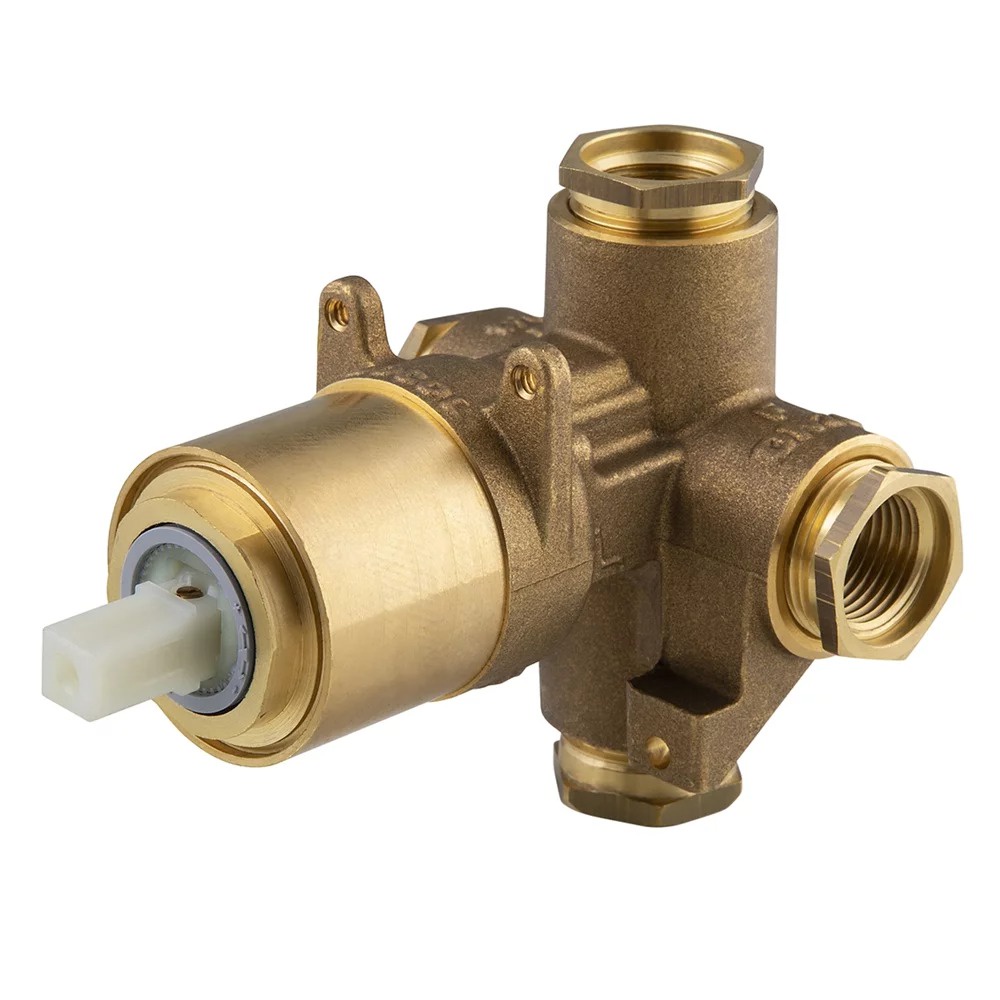 Base Misturador Monocomando Banheira Ou Chuveiro Alta Vazao 3/4 Alta Pressao