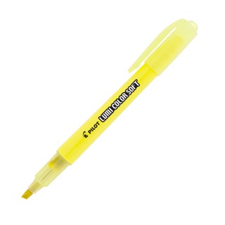 Pincel marca texto Lumi Color Soft Amarelo Pastel Pilot