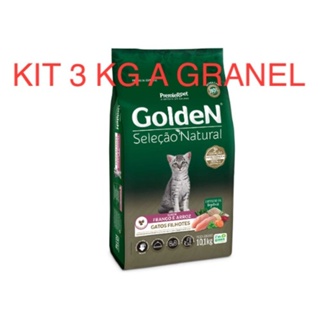 Kit 3 Kg Ração A Garanel Golden Seleção Natural Gato Filhote em Oferta na Shopee