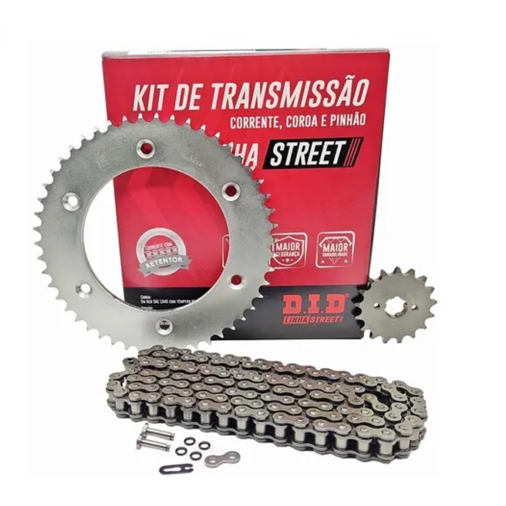 Kit Relação Nxr 150 Bros 2003/2015 Com Retentor Did