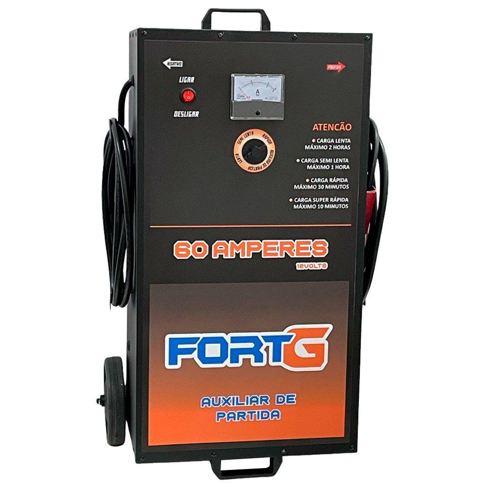 Carregador de Bateria 60A 110/220V com Auxiliar de Partidas em Oferta na Shopee