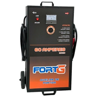 Carregador de Bateria 60A 110/220V com Auxiliar de Partidas em Oferta na Shopee