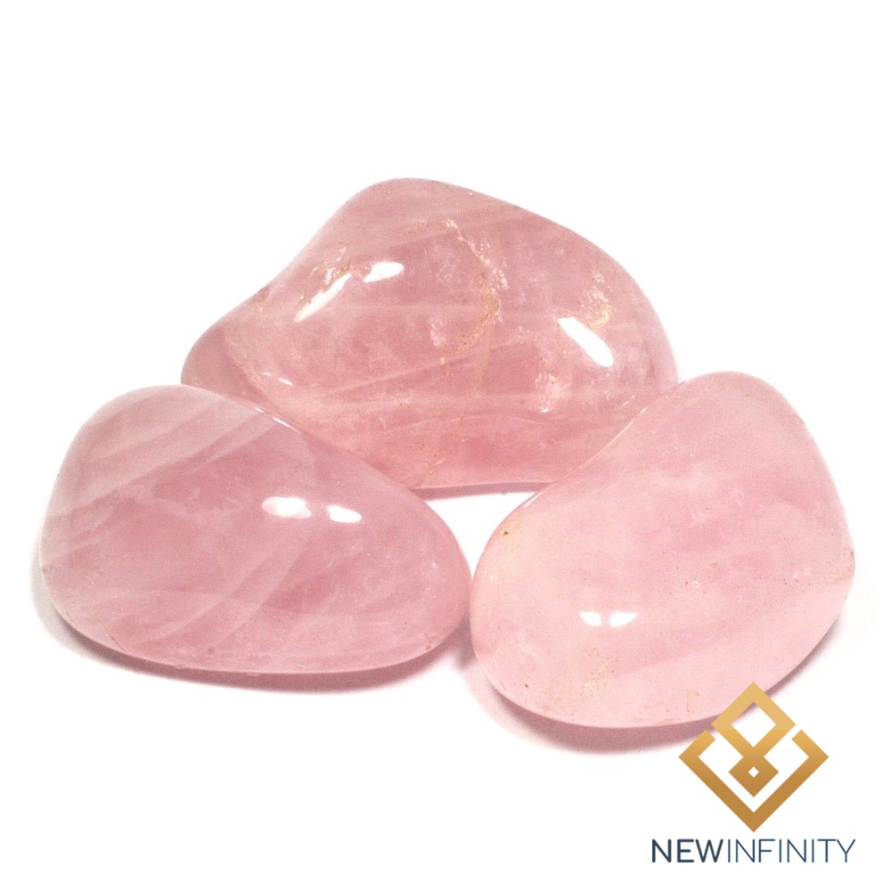 3 Pedras Roladas de Quartzo Rosa cristal Natural 2cm Amor e autoestima em Oferta na Shopee