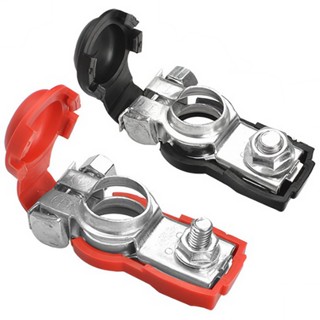 Kit Terminal Para Bateria Com Isolador Para Cabo 10mm a 25mm Negativo e Postivo Carro Caminhão Moto Onibus Barco