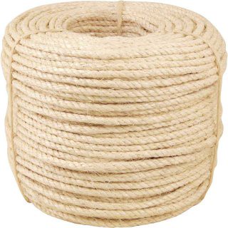Corda de Sisal 6mm - Arranhado de gato - Uso Geral/Artesanato - 30 METROs