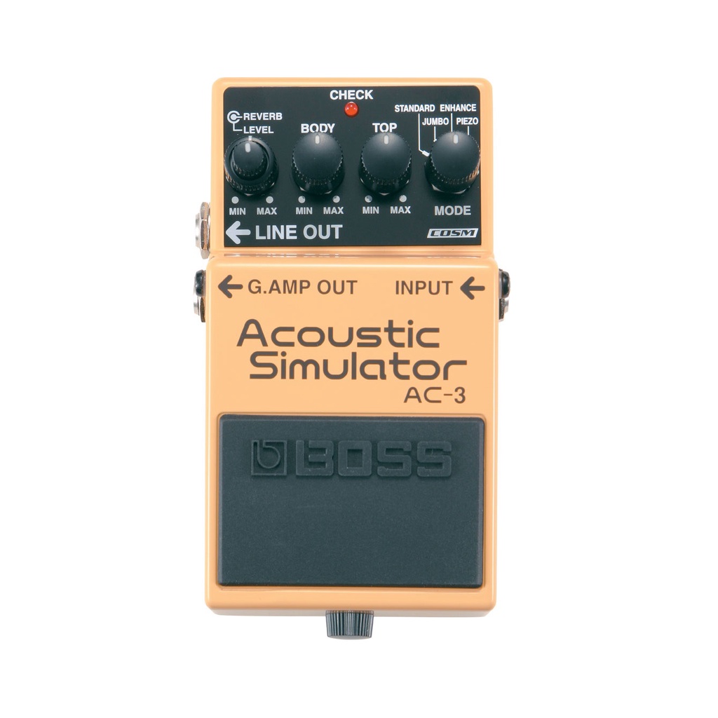 Pedal Boss para Guitarra Acoustic Simulator AC-3
