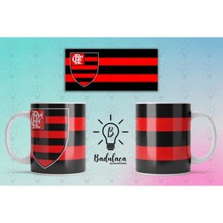 Caneca Branca Esporte Futebol Mengao Flamengo