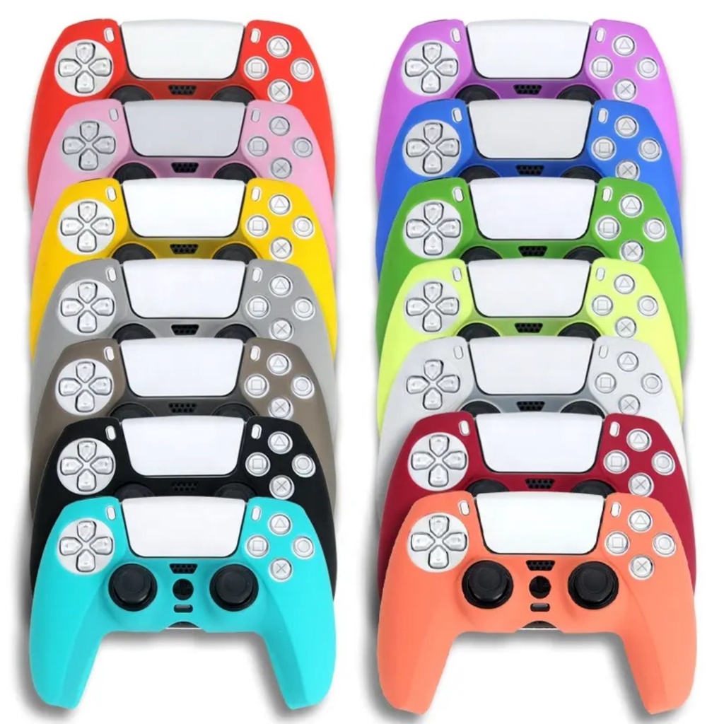Capa de Silicone Lisa Para Controle Manete Joystick Dualsense Ps5 Playstation 5