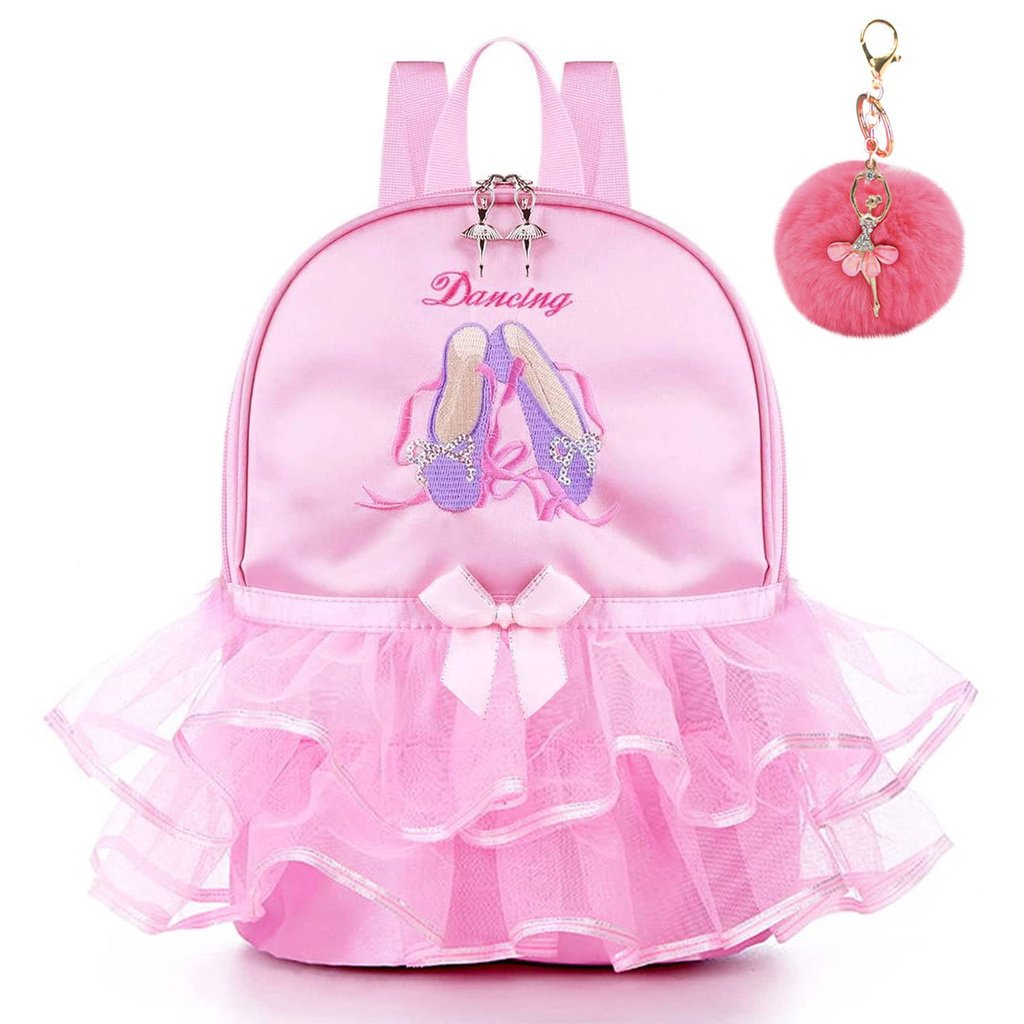 Linda bolsa de balé para crianças, vestido tutu, bolsa de dança, bolsa impermeável personalizada para meninas, bolsa bailarina