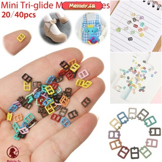 Melody 20 / 40 Peças Mini Brinquedo De Pelúcia Mais Novo Ajustável Com Fivela De Triglide / Multicolorido