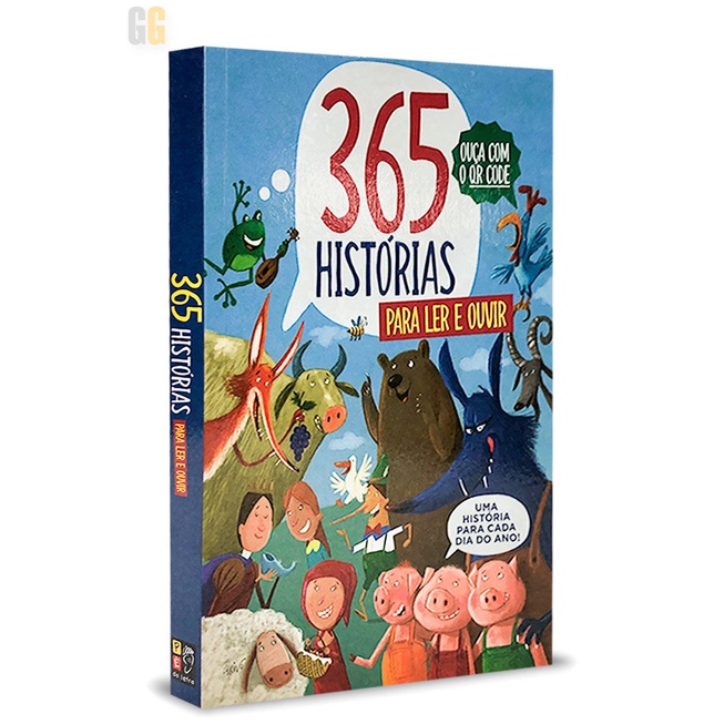 365 Histórias dos clássicos infantis para ler e ouvir - Com QR Code em Oferta na Shopee