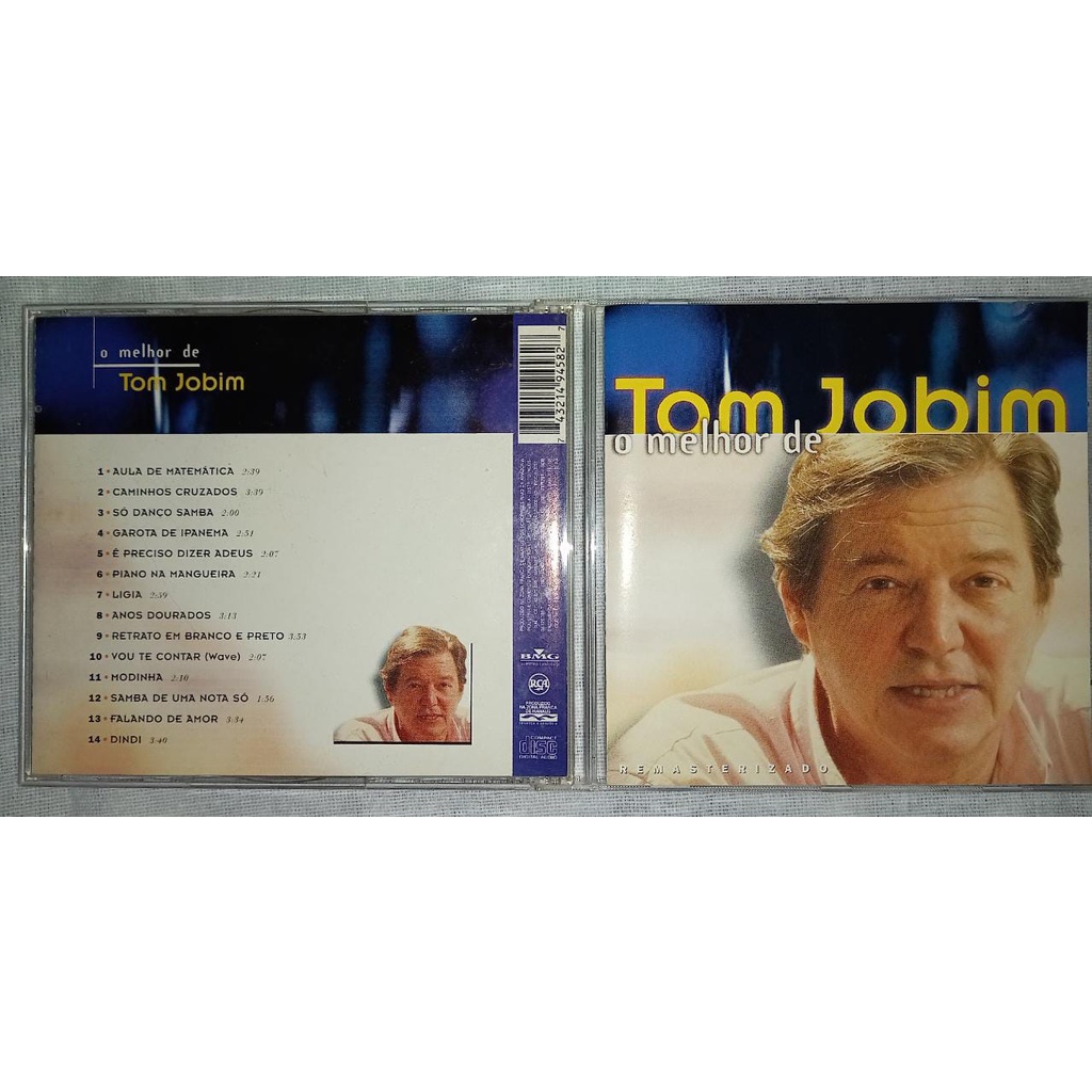 Cd Usado Tom Jobim O Melhor De Tom Jobim Muito Bom CDU10135