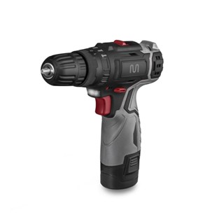 Parafusadeira e Furadeira Bivolt Bateria 12V com 16 Níveis de Torque 2 Sentidos de Giro Cinza Multi - FE032