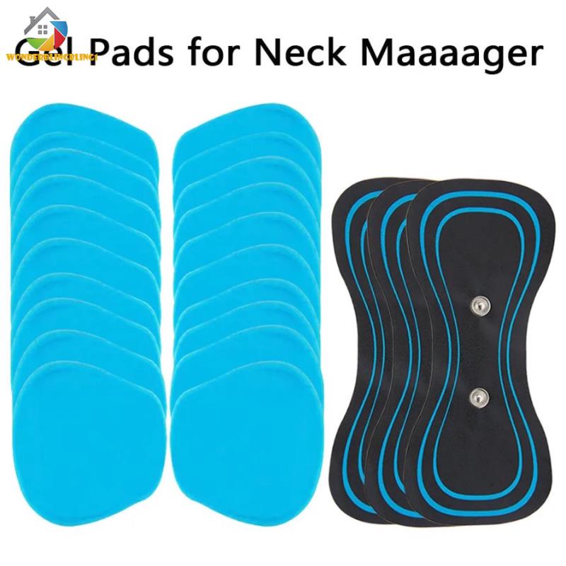 Almofadas De Gel Para EMS Massageador De Pescoço Trainer Exercitador De Quadril Substituição Do Corporal Patch Estimulador Muscular Adesivo Géis Acessórios