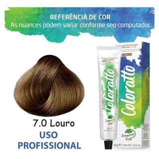 Coloração Permanente Sem Amônia Nº 7.0 Nova Coloratto 60g em Oferta na Shopee
