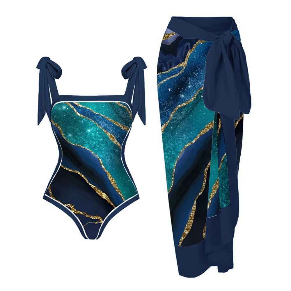bikini feminino cintura alta Fato de banho de uma peça Europeu Americano Biquíni vestido de praia