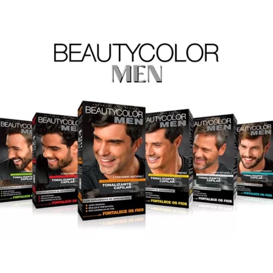 Beautycolor Tonalizante Gel Sem Amonia Men - Escolha sua Cor