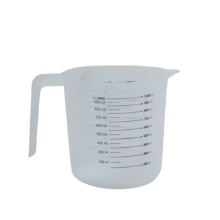 Jarra medidora 1L alta capacidade com alça - Mozcada em Oferta na Shopee