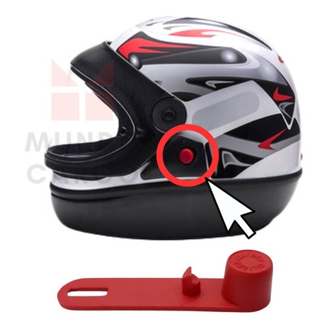 Kit 2 Botão Reparo Trava De Capacete San Marino  Taurus Gow