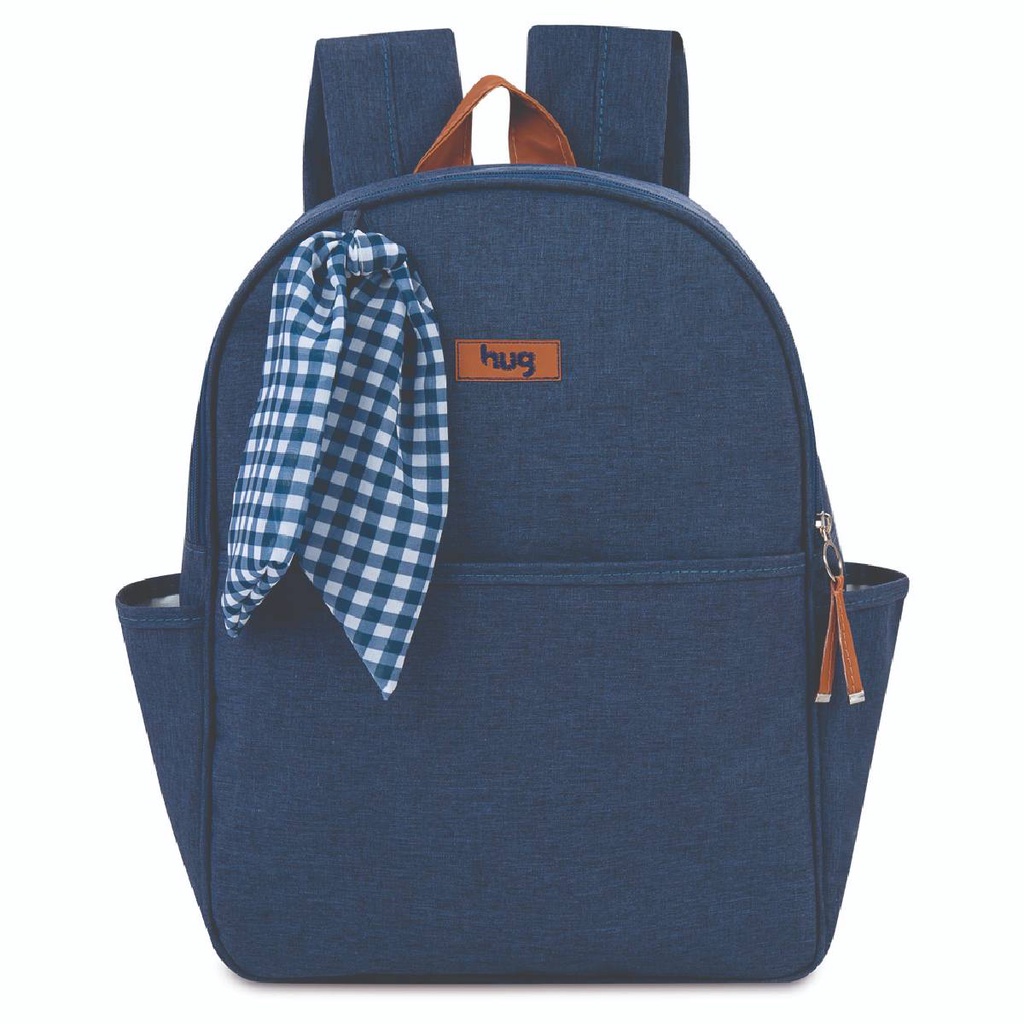 Mochila Bolsa Maternidade Bebê Mescla Azul - Hug - Mom & Baby