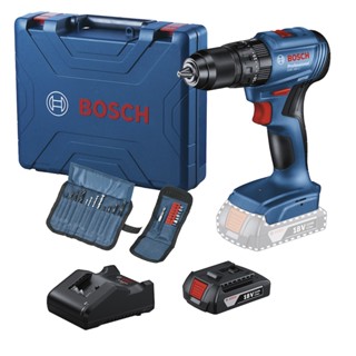 Furadeira Bosch GSB-185 LI-SB 1 Bateria + 23 Acessórios
