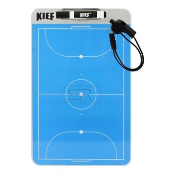 Prancheta Tática Dupla Face Futebol De Salão Kief Com Apito E Cordão - Futsal
