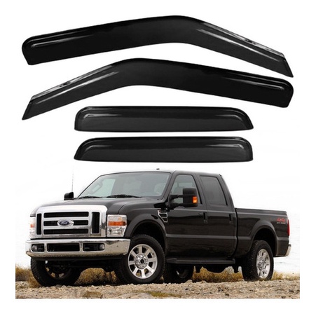 Defletor Calha de Chuva F-250 1999 2000 2001 2002 2003 2004 2005 a 2011 4 Portas Ecoflex