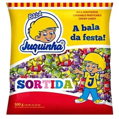 Bala Mastigável Juquinha Sortida 500g - Florestal