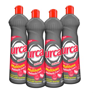 Kit 4 Multiuso com Álcool Urca