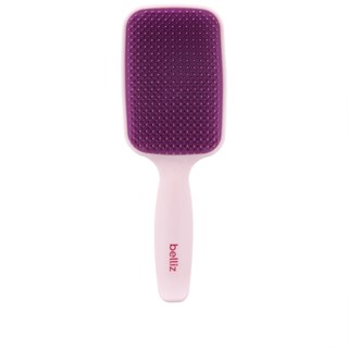 Escova de Cabelo Belliz Flex Desembaraçadora Raquete Rosa