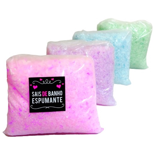 Sais De Banho 1kg Banheira Ofurô Spa Relaxante Aromas em Oferta na Shopee