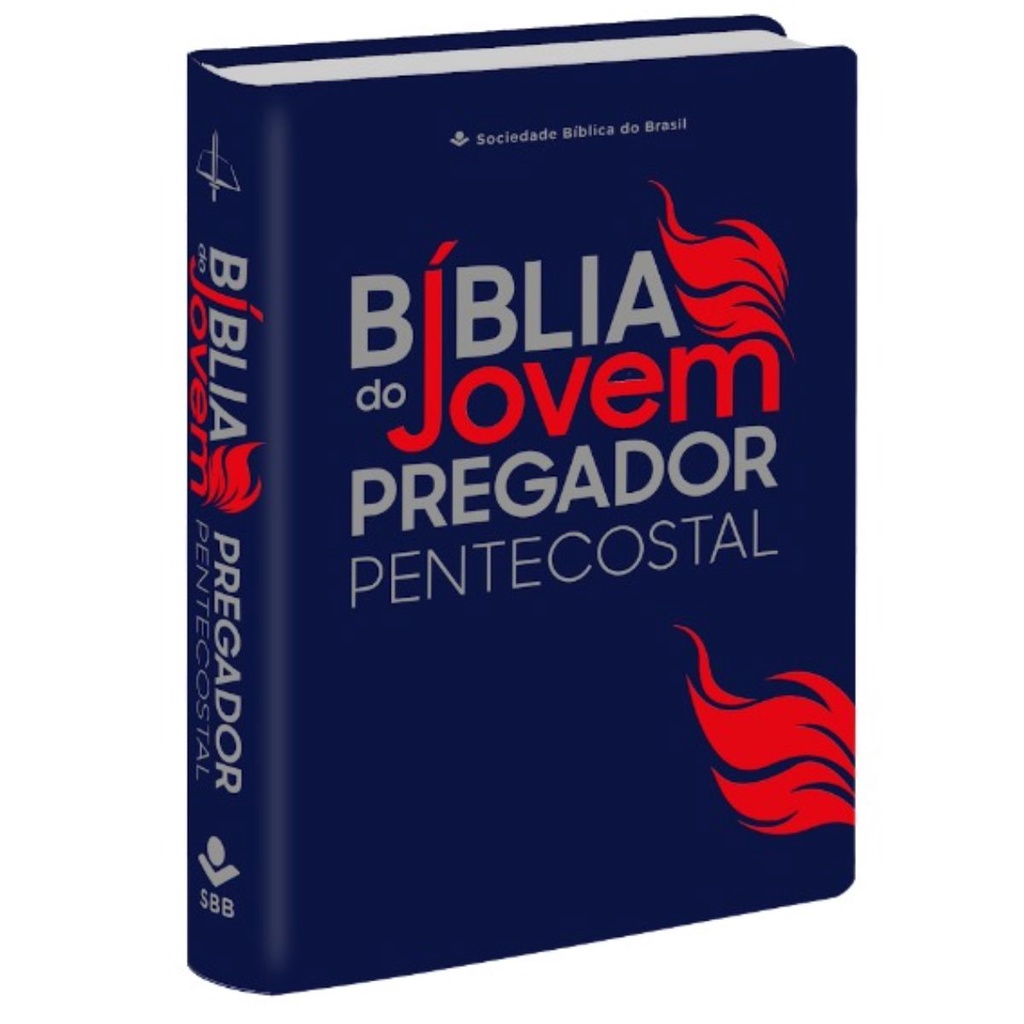Bíblia do Jovem Pregador Pentecostal | ARC | Capa Luxo Azul Nobre