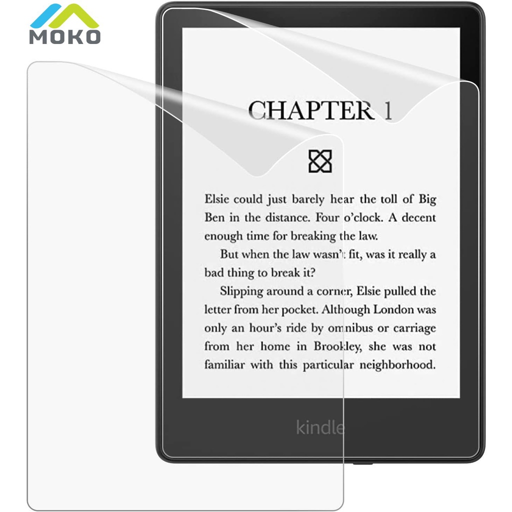 MoKo 2-Pack Protetor De Tela Para Kindle Paperwhite De 6,8 " (11a Geração-2021) E Signature Edition , Filme PET Premium Anti-Glare Mate De Cobertura Total