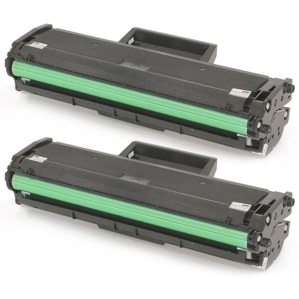 Kit 2x Toner Compativel Samsung MLT-D101 D101s ML2166W ML3400F ML3401FH ML3405F Ml2165w