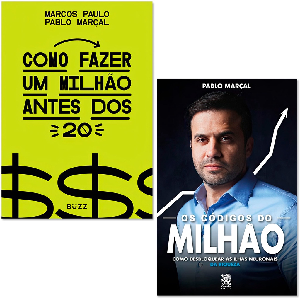 Kit do Milhão Pablo Marçal | Como Fazer Um Milhão Antes dos 20 + Os Códigos do Milhão