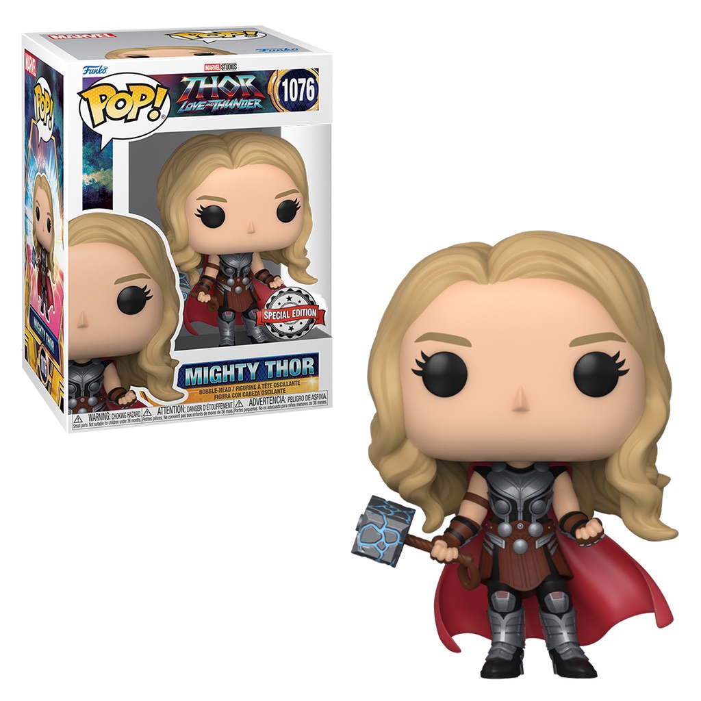 Funko Pop! Marvel Thor Love And Thunder Mighty Thor 1076 Ex