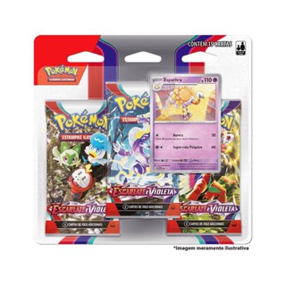 Cartas Pokémon Blister Triplo Espathra C/ 19 Cartas - Copag