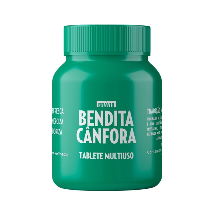 BENDITA CÂNFORA POTE COM 30 TABLETES