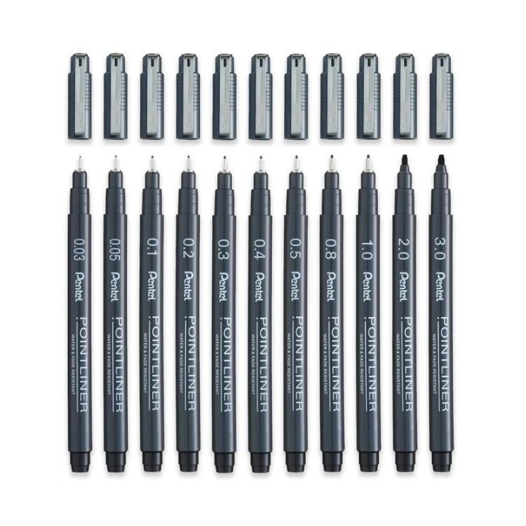 Caneta Nankin Pointliner S20P PENTEL em Oferta na Shopee